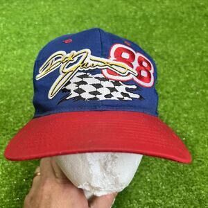 Vintage Dale Jarrett 88 NASCAR Snapback Splash Hat Chase Authentic Ford Racing